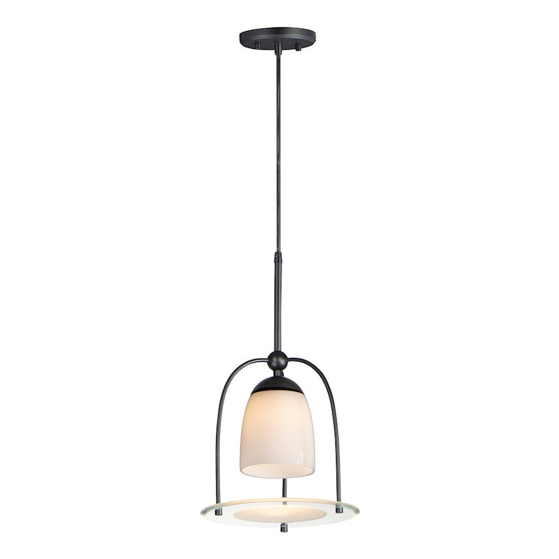 ET2 Lighting Focal Point 1 Light Pendant, Black