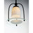 ET2 Lighting Focal Point 1 Light Pendant, Black