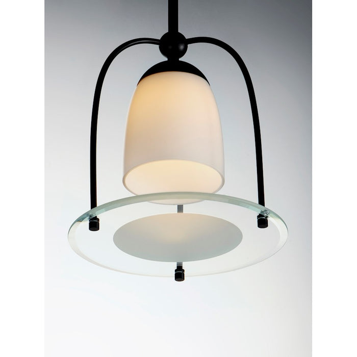 ET2 Lighting Focal Point 1 Light Pendant, Black
