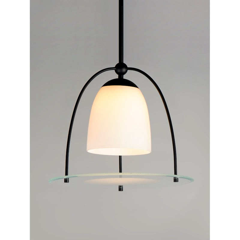ET2 Lighting Focal Point 1 Light Pendant, Black