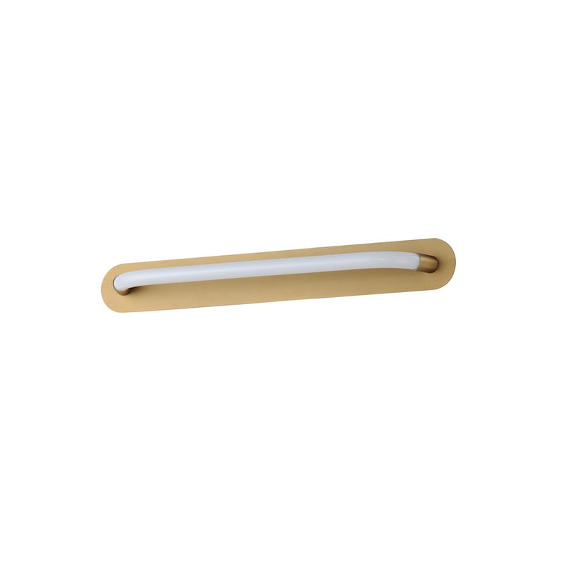 ET2 Lighting Loop 1 Light 24" LED Wall Sconce, Gold/White