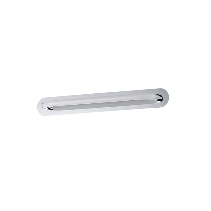 ET2 Lighting Loop 1 Light 24" LED Wall Sconce, Chrome/White