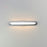 ET2 Lighting Loop 1 Light 24" LED Wall Sconce, Chrome/White