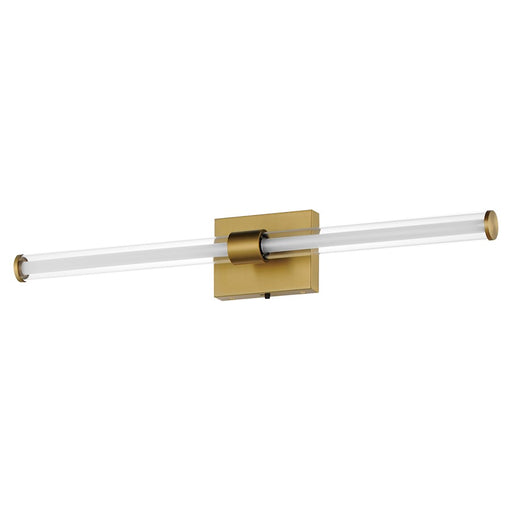 ET2 Lighting Loop 1 Light 30" LED Wall Sconce, Gold/White - E23434-01GLD