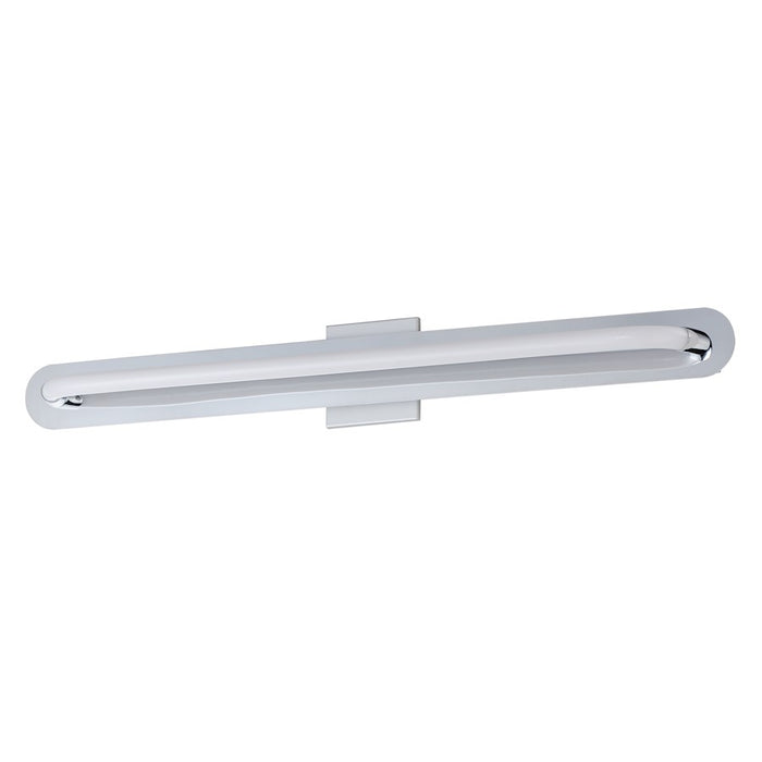 ET2 Lighting Loop 1 Light 36" LED Wall Sconce, Chrome/White - E23436-01PC