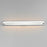 ET2 Lighting Loop 1 Light 36" LED Wall Sconce, Chrome/White