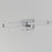 ET2 Lighting Fuse 1Lt 24" LED Bath Vanity/CCT, Chrome/Clear/White