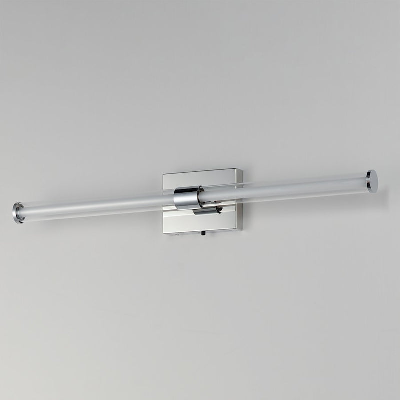ET2 Lighting Fuse 1Lt 30" LED Bath Vanity/CCT, Chrome/Clear/White