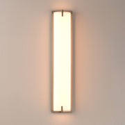 ET2 Alto 24in 1-Light Bath Sconce | Modern Satin Nickel and White PC | Bathroom Vanity & Powder Room | 5 x 24 x 3 in | Model E23452-SN