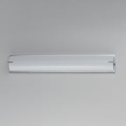 ET2 Alto 30in 1-Light LED Bath Sconce | Modern Polished Chrome and White Acrylic | Bathroom Vanity & Powder Room | 5 x 30 in, 5CCT | Model E23453-PC