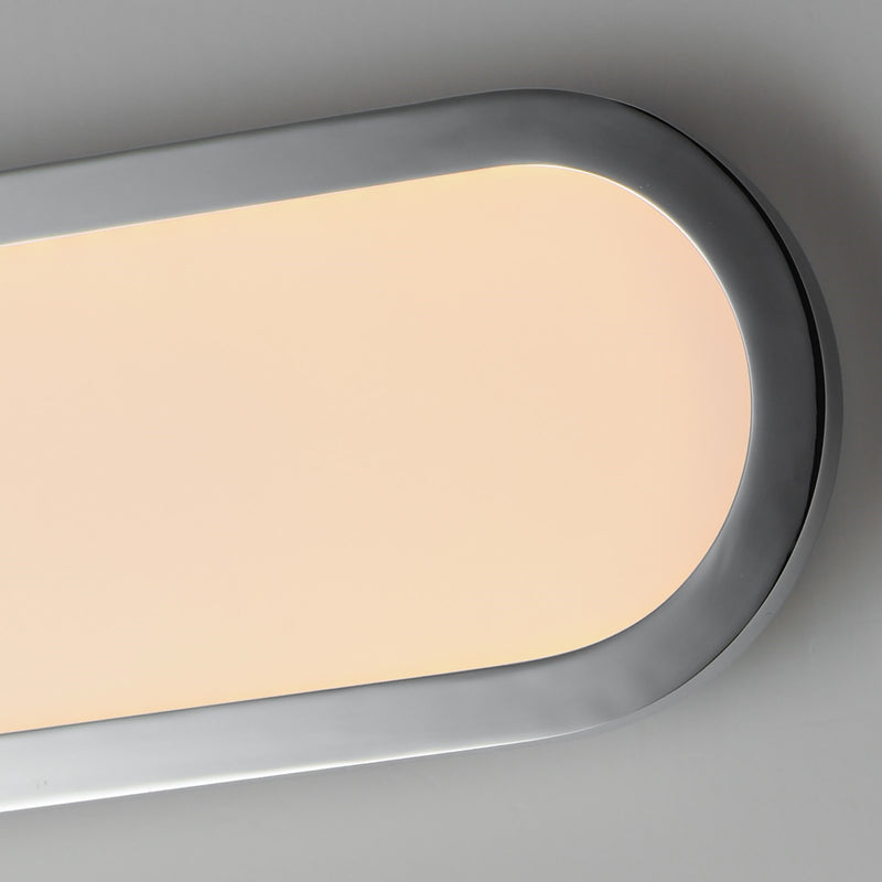 ET2 Latitudes 30in 1-Light Bath Sconce | Modern Satin Nickel and White Acrylic | Bathroom Vanity & Hallway | 5.75 x 30 in | Model E23463-SN