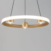 ET2 Lighting Nodes 1 Light 18" Ring Pendant, Gold