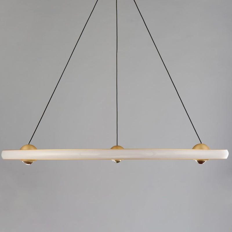 ET2 Lighting Nodes 1 Light 32" Ring Pendant, Gold