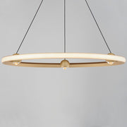 ET2 Lighting Nodes 1 Light 32" Ring Pendant, Gold