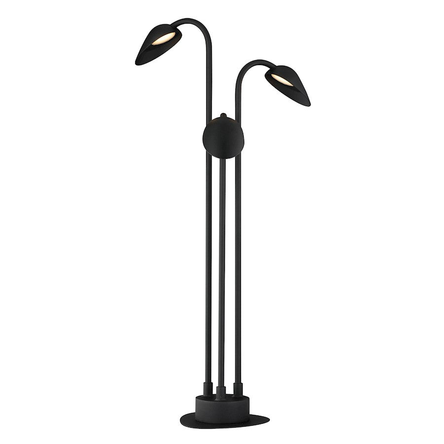 ET2 Lighting Marsh 1 Light 12 24V LED Garden Light, Black - E24090-BK