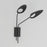 ET2 Lighting Marsh 2 Light LED Wall Sconce, Black