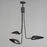 ET2 Lighting Marsh 3 Light LED Pendant, Black