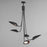 ET2 Lighting Marsh 5 Light LED Pendant, Black