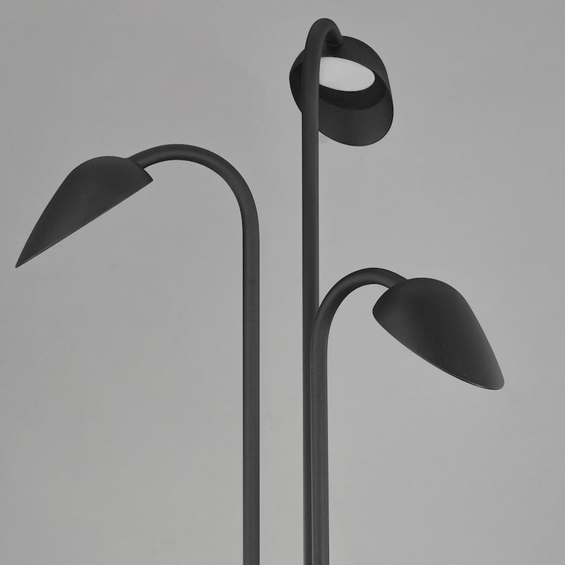 ET2 Lighting Marsh 12 24V 3 Light Garden LED Light, Black