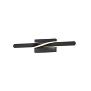 ET2 Lighting Pirouette 1 Light 24" LED Bath Vanity 5CCT, Black - E24152-BK