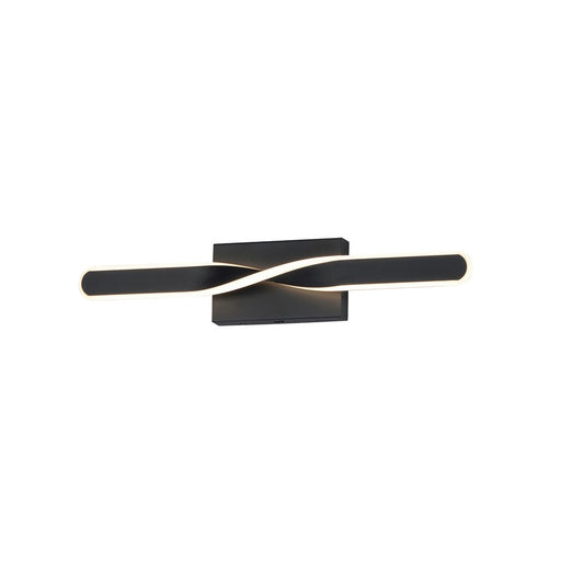 ET2 Lighting Pirouette 1 Light 24" LED Bath Vanity 5CCT, Black - E24152-BK