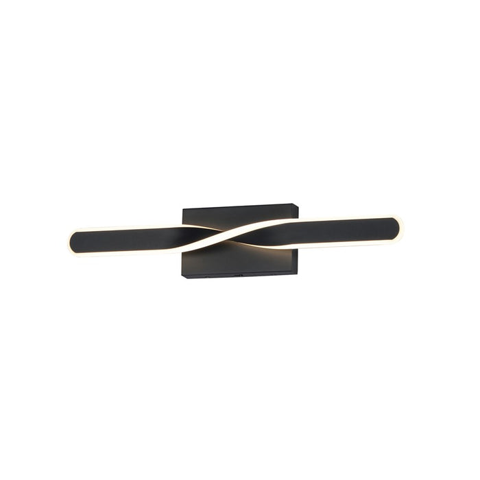 ET2 Lighting Pirouette 1 Light 24" LED Bath Vanity 5CCT, Black - E24152-BK