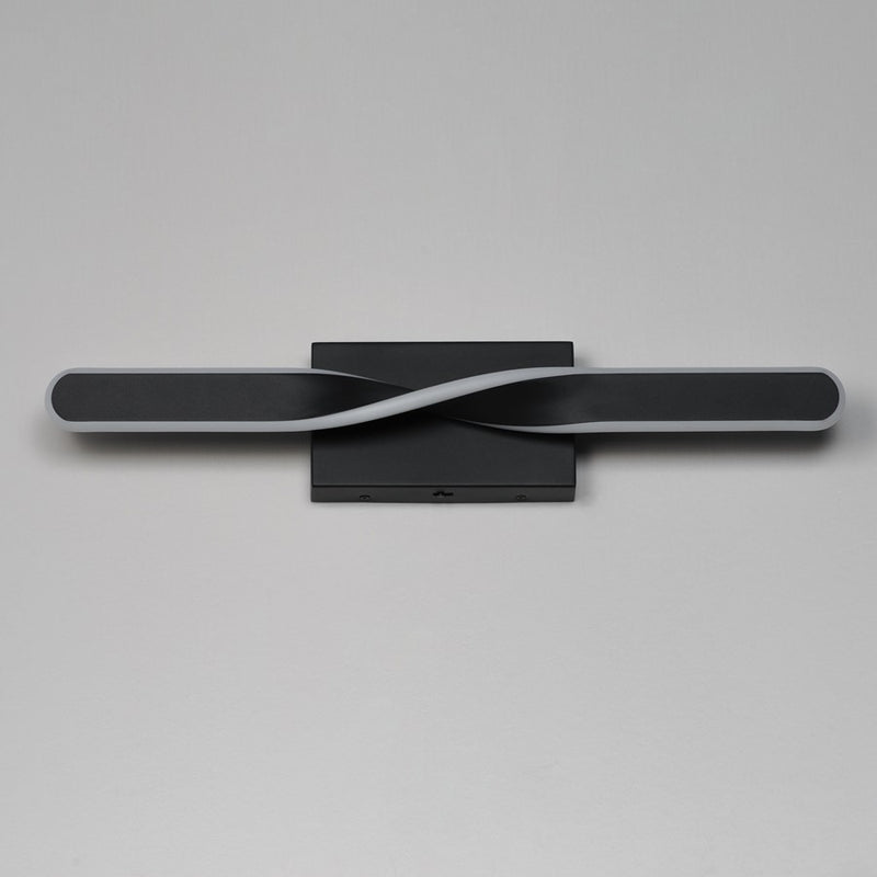 ET2 Lighting Pirouette 1 Light 24" LED Bath Vanity 5CCT, Black
