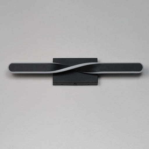 ET2 Lighting Pirouette 1 Light 24" LED Bath Vanity 5CCT, Black