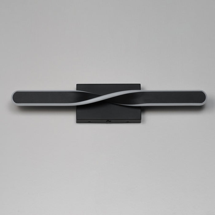 ET2 Lighting Pirouette 1 Light 24" LED Bath Vanity 5CCT, Black