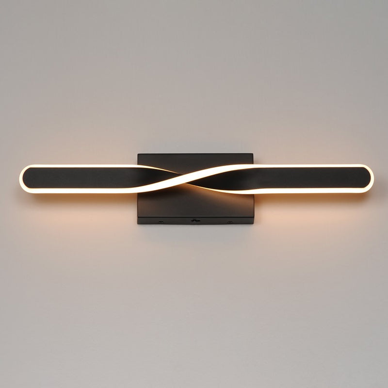 ET2 Lighting Pirouette 1 Light 24" LED Bath Vanity 5CCT, Black
