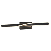 ET2 Lighting Pirouette 1 Light 32" LED Bath Vanity 5CCT, Black - E24153-BK