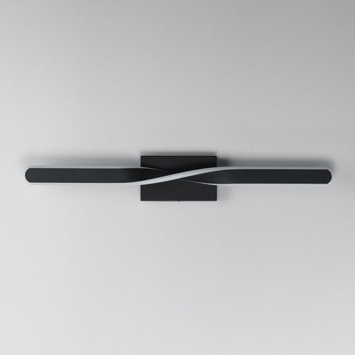 ET2 Lighting Pirouette 1 Light 32" LED Bath Vanity 5CCT, Black