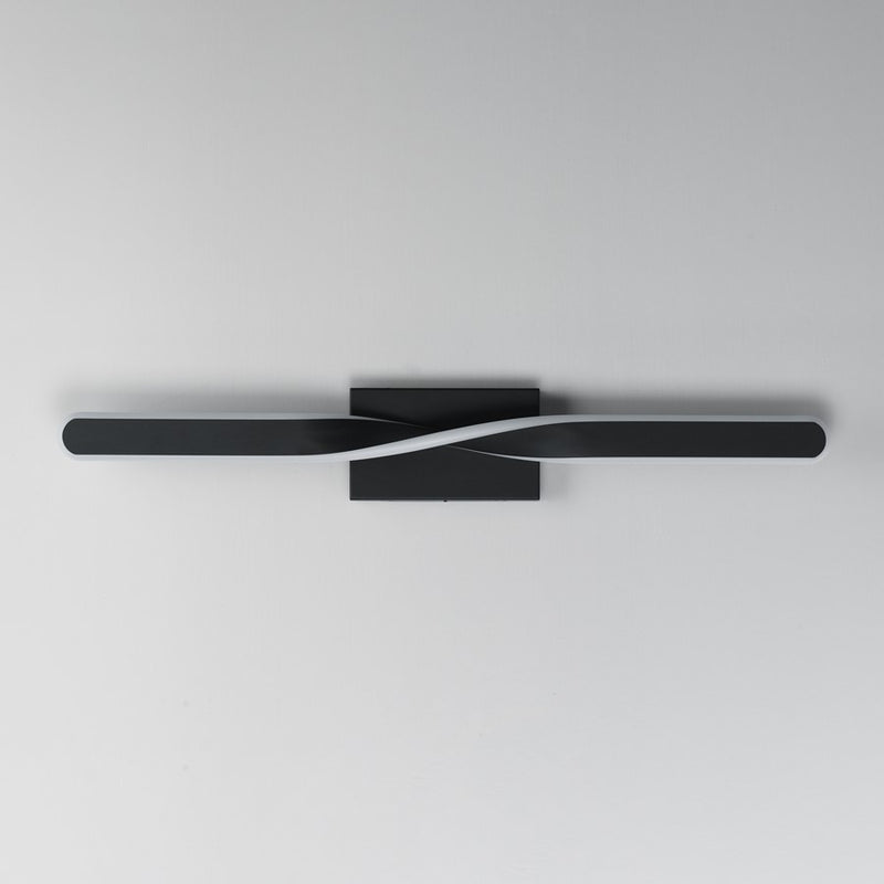 ET2 Lighting Pirouette 1 Light 32" LED Bath Vanity 5CCT, Black