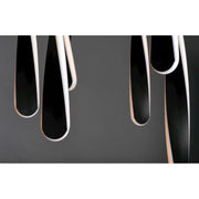 ET2 Lighting Pirouette 5-Light LED Pendant, Black