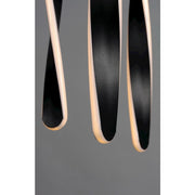 ET2 Lighting Pirouette 5-Light LED Pendant, Black