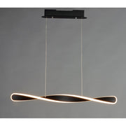 ET2 Lighting Pirouette 1-Light Small LED Pendant, Black