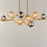 ET2 Lighting Planetary 8Lt LED Linear Pendant, Gold/Multi Color