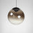 ET2 Lighting Planetary 1 Light LED Pendant, Black/Smoke
