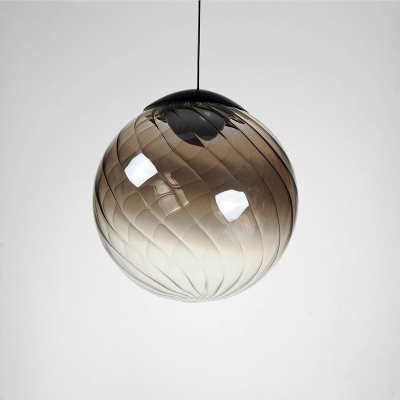 ET2 Lighting Planetary 1 Light LED Pendant, Black/Smoke