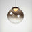 ET2 Lighting Planetary 1 Light LED Pendant, Black/Smoke