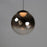 ET2 Lighting Planetary 1 Light LED Pendant, Black/Smoke