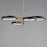 ET2 Lighting Hoopla 4-Light LED Pendant, Black/Gold