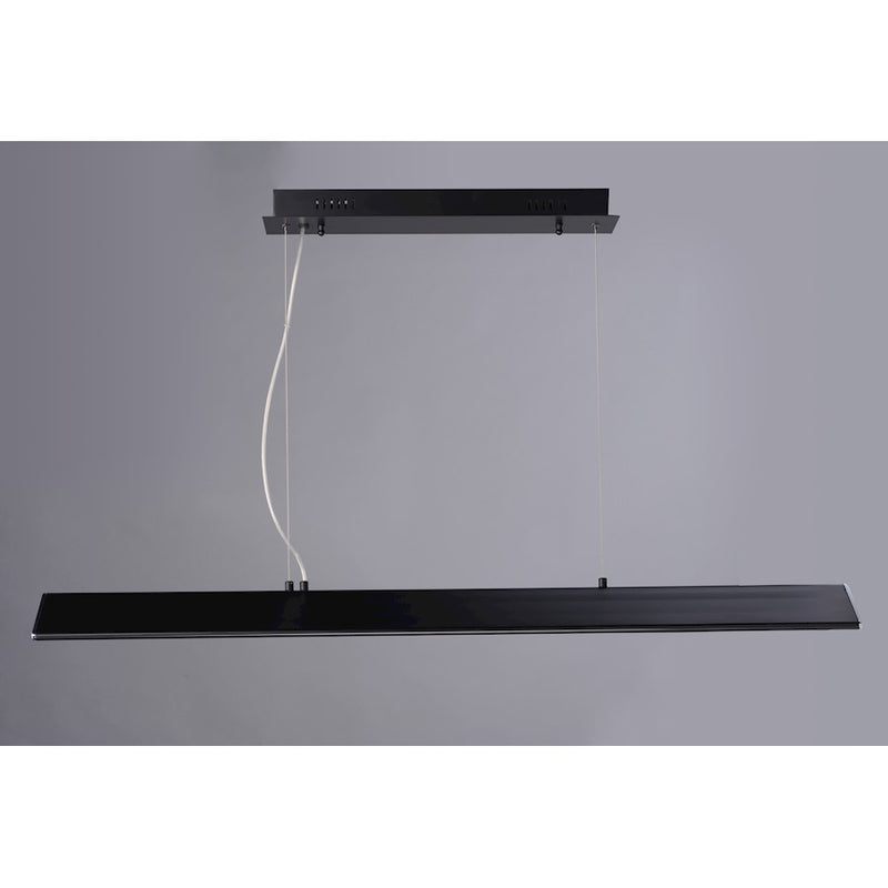 ET2 Lighting Glider Pendant, 48W, Black/Polished Chrome