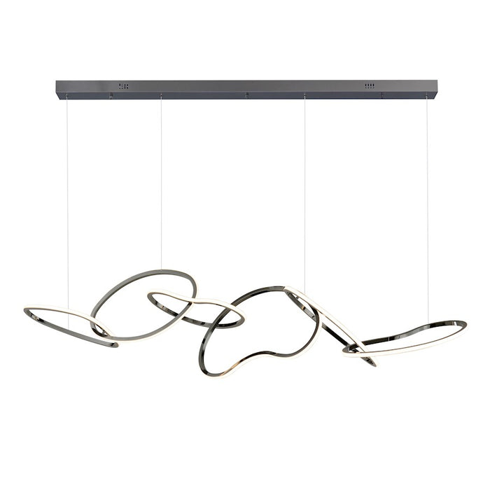 ET2 Lighting Gyro 8 Light 32" LED Pendant, Matte White - E24586-MW