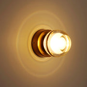 ET2 Lighting Swank LED 1-Light Sconce/Flush Mount, Aged Brass