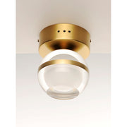 ET2 Lighting Swank LED 1-Light Sconce/Flush Mount, Aged Brass