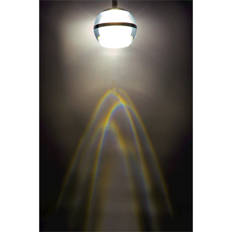 ET2 Lighting Swank 4.5in 1-Light Pendant | Modern Polished Chrome and Clear Acrylic | Kitchen Island & Dining Room | Model E24591-93PC