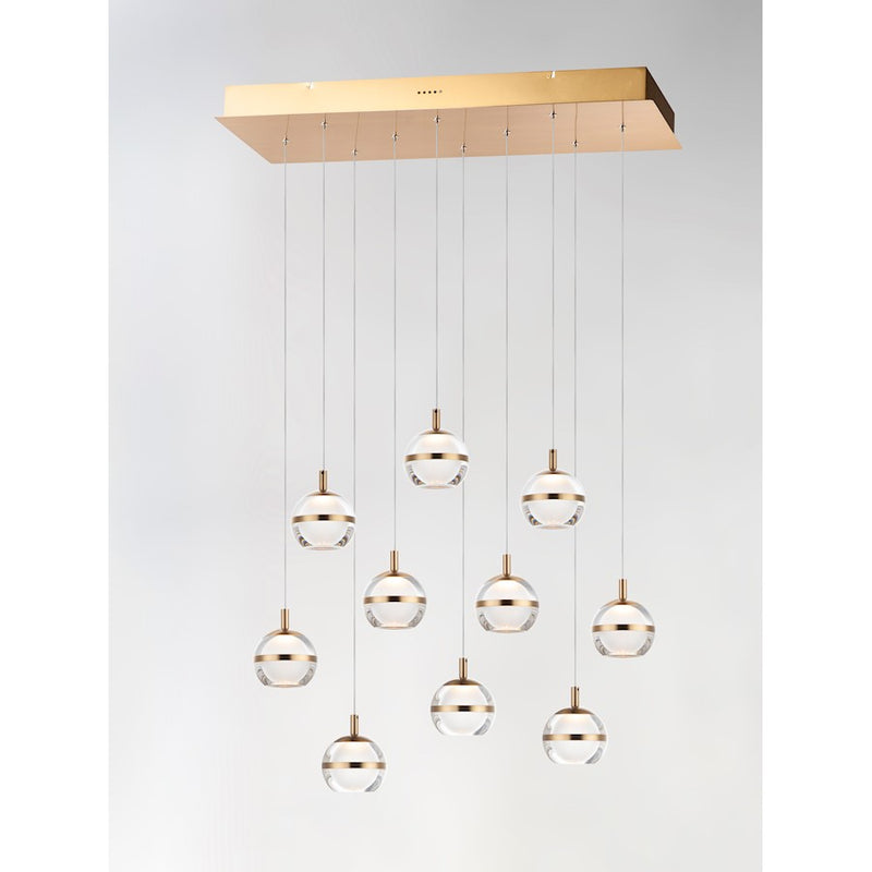 ET2 Lighting Swank 10 Light Pendant