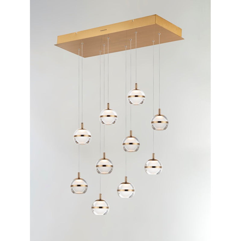 ET2 Lighting Swank 10 Light Pendant
