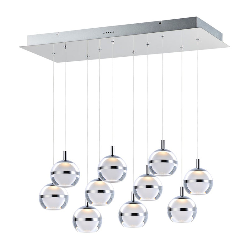 ET2 Lighting Swank 10 Light Pendant